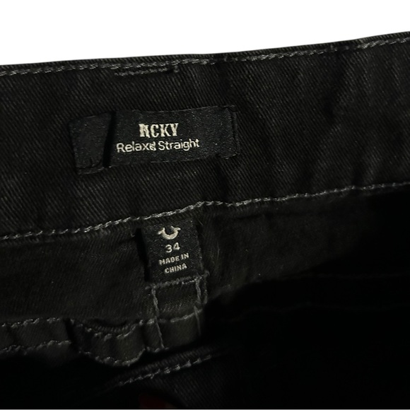 True Religion ‘Ricky’ Black Jeans - Picture 6 of 12